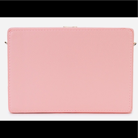 CJ, school box styled Shoulder Bag, Pink - Picture 8 of 8